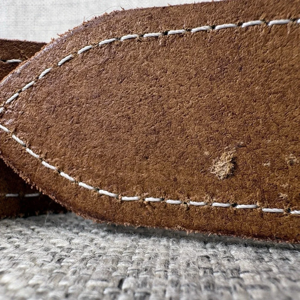 Polo Ralph Lauren 32 Whitehouse Cox Brown Hand Made English Leather Belt NWT
